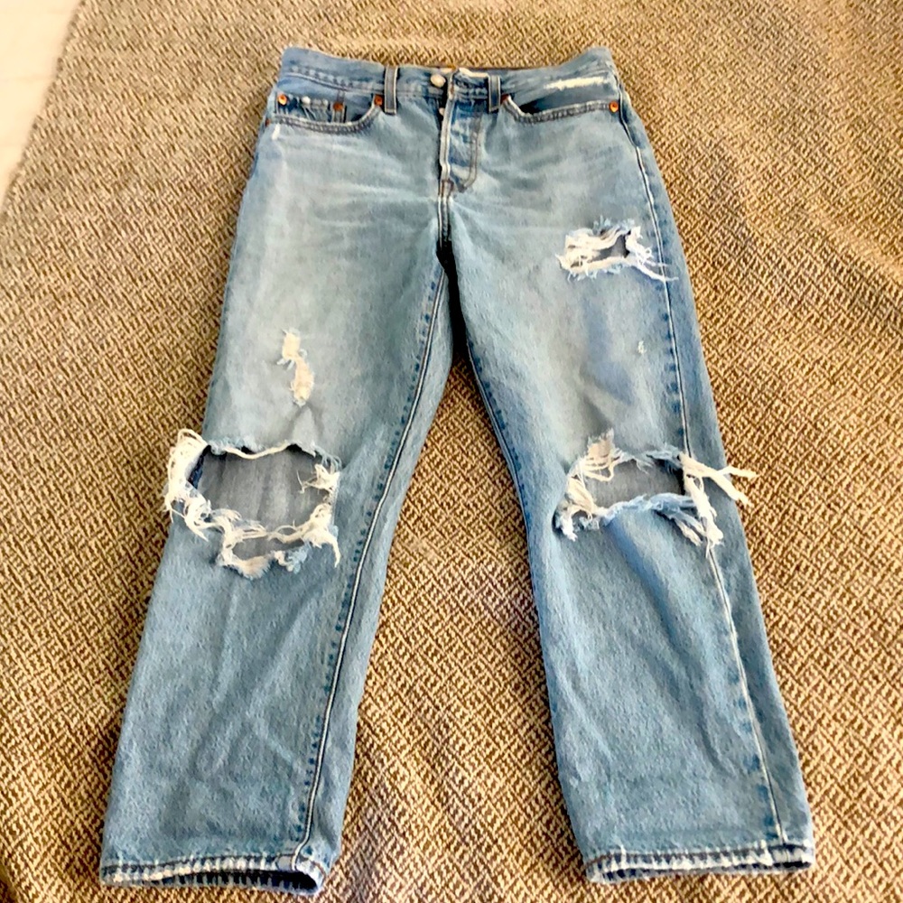 Levi Wedgie Straight Jeans